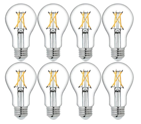GE Relax A19 bulbs deliver warm 2700K light for cozy spaces.