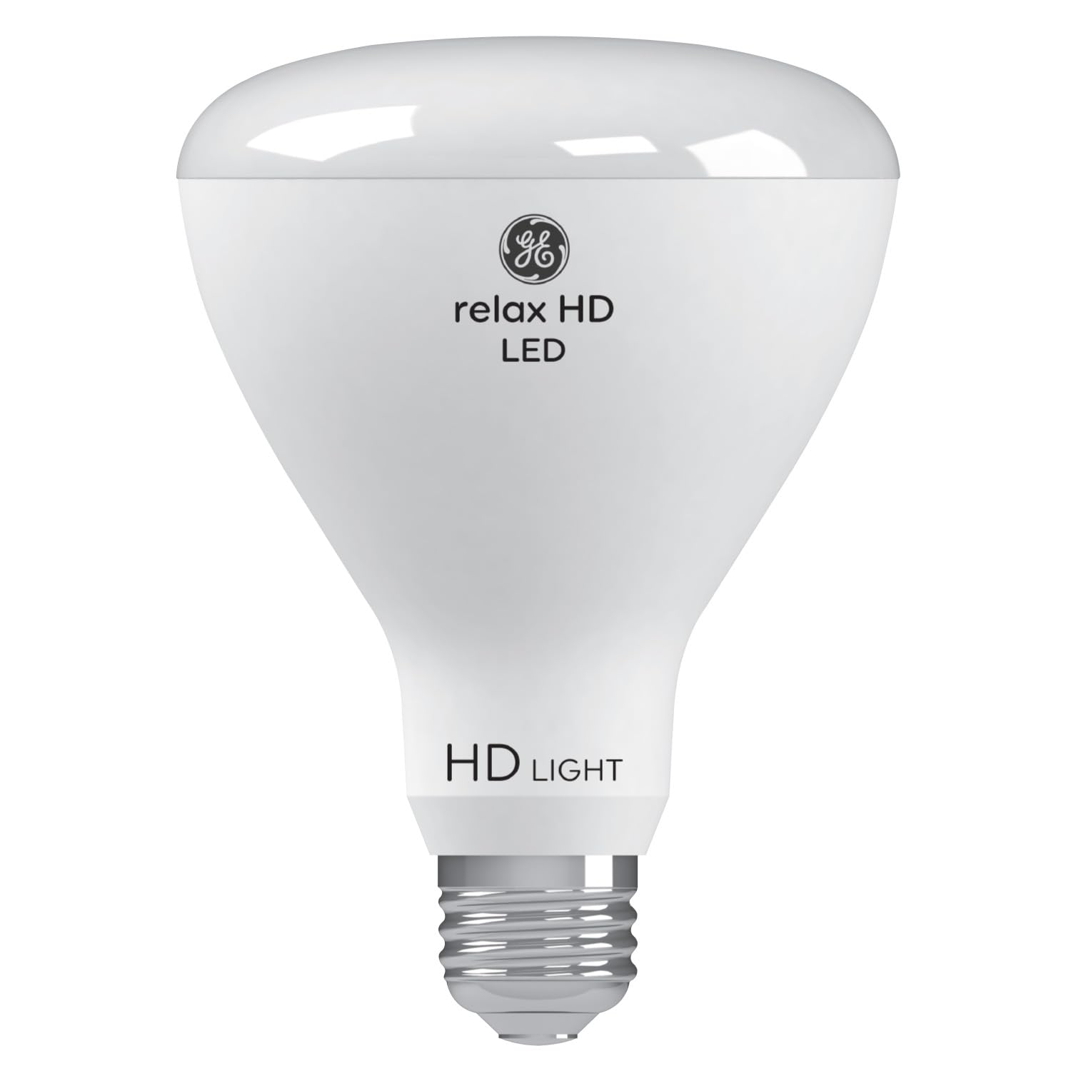 GE Relax dimmable closeup shows smooth mood lighting control.