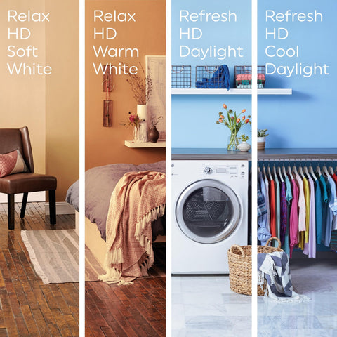 GE Relax HD 24-pack bulbs for consistent home lighting