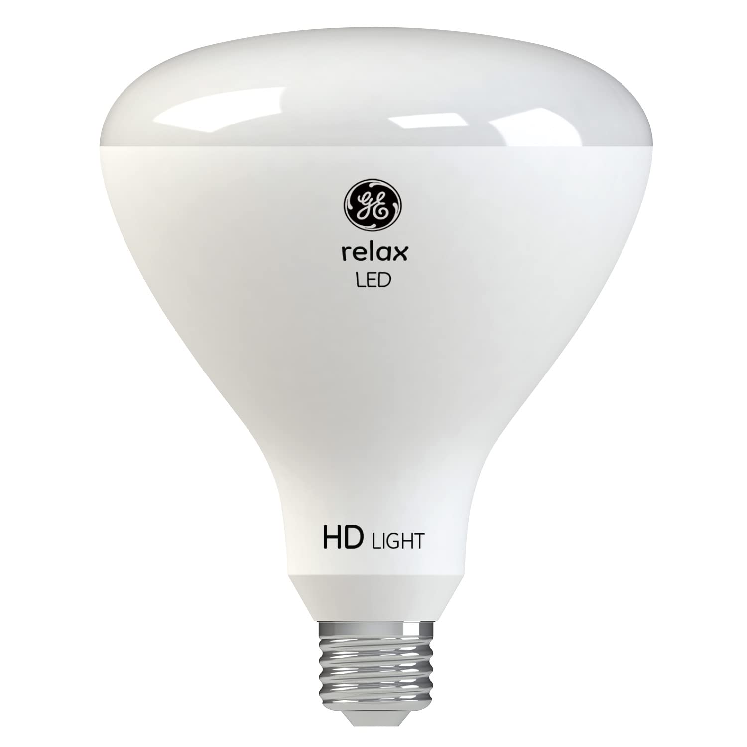 GE Relax HD BR40 bulb in a dimmable fixture for adjustable ambiance.
