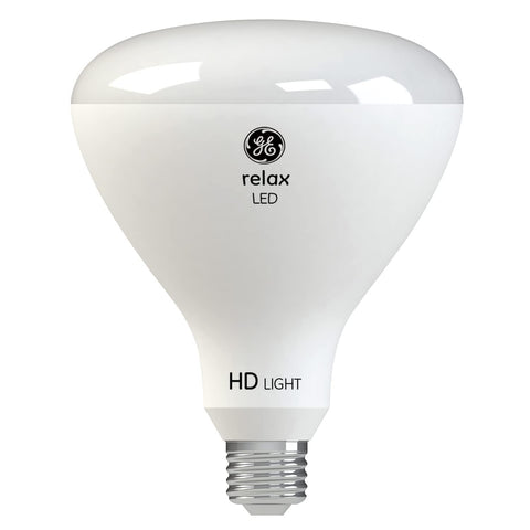 GE Relax HD BR40 bulb in a dimmable fixture for adjustable ambiance.