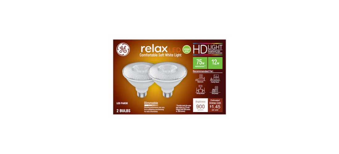 GE Relax LED bulb dimmer compatibility with outdoor fixtures