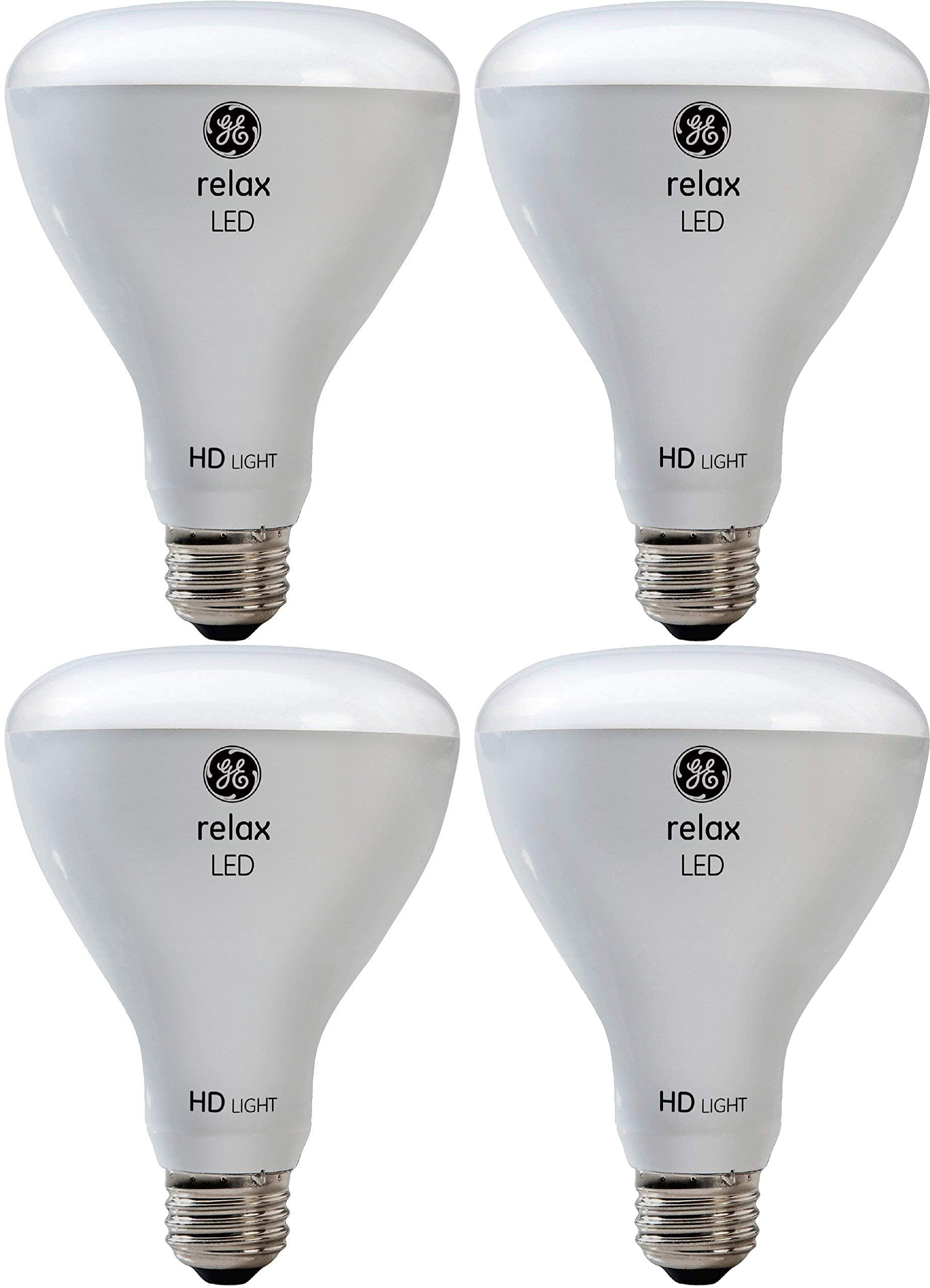 GE Relax LED floodlight with a soft white beam enhances cozy living spaces.