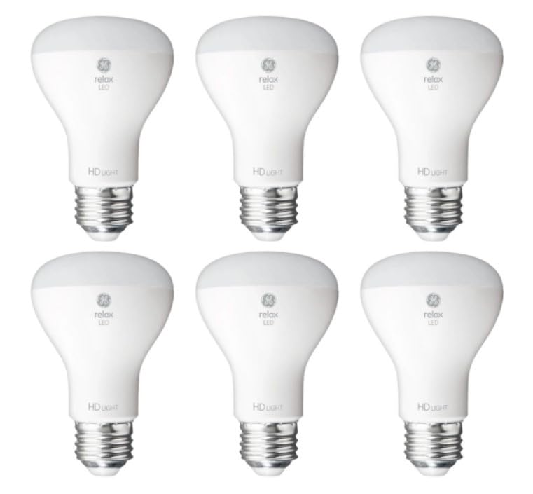 GE Relax R20 wide-beam indoor floodlight boosts recessed and track lighting.