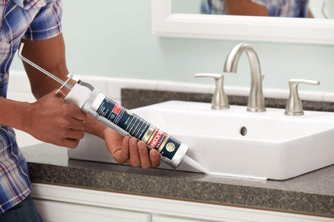 GE Supreme Silicone ready-to-water surfaces after 30 minutes in wet areas.