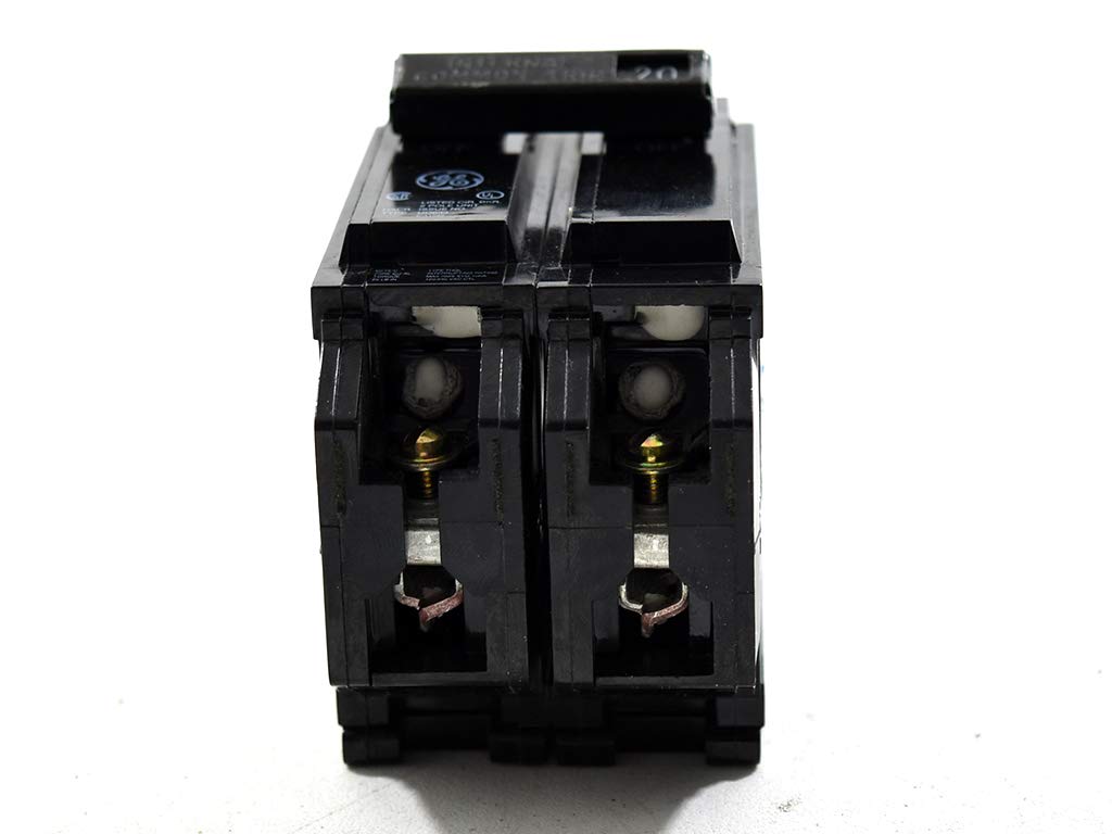 GE THQL2120 mounting holes indicate panel compatibility.