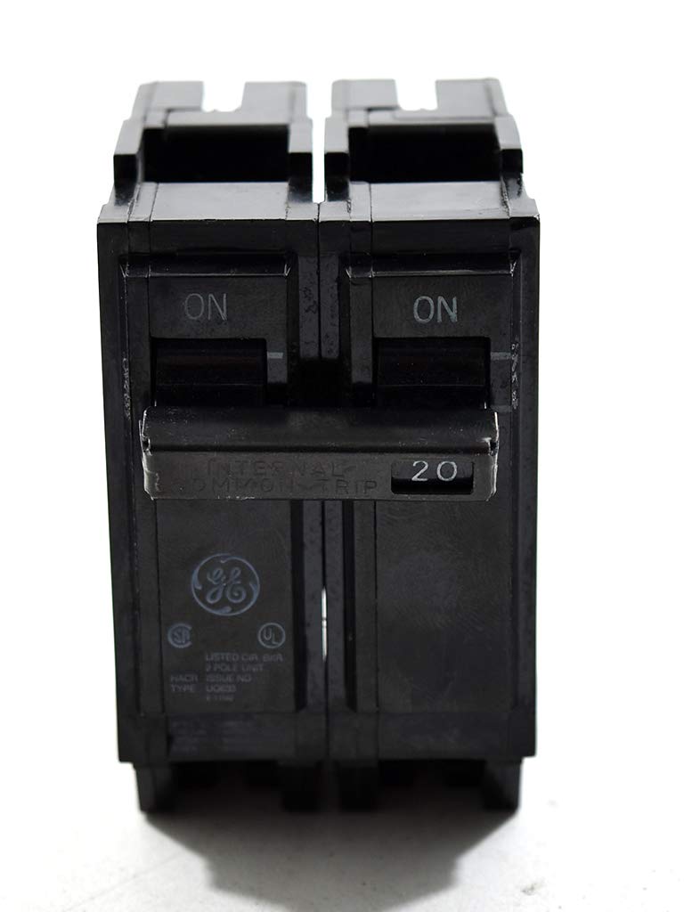 GE THQL2120 side view highlights slim profile for easy mounting.