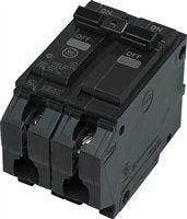 GE THQL2130 30A two-pole breaker for 120/240V systems, plug-in safety and reliability.