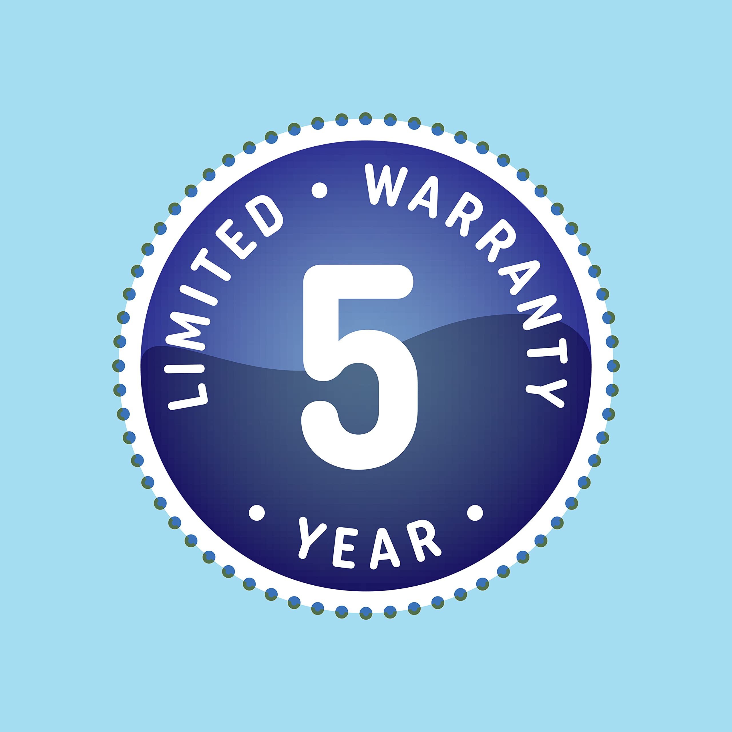 Long-life design reduces replacements and maintenance over time.