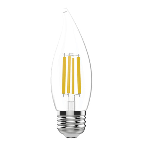 Soft white 2700K light from GE Ultra Bright creates cozy evenings.