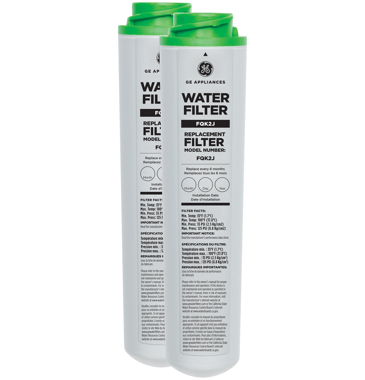 GE Under Sink Dual Flow Filter exterior shows easy access for replacement and cleaner water.