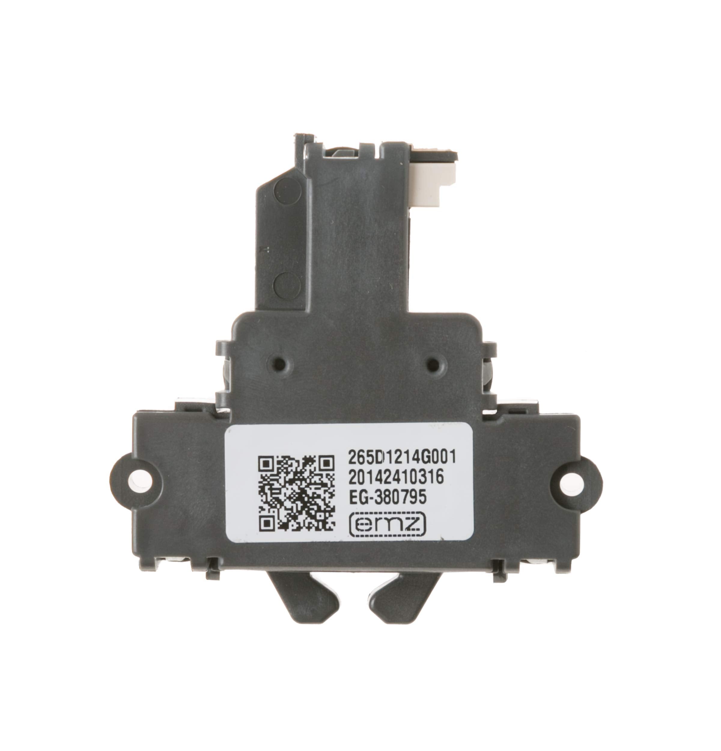 GE WD21X10490 door latch lock front view, secure closure during cycles.