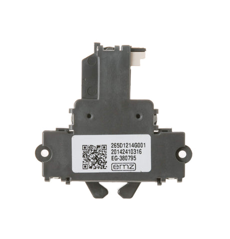 GE WD21X10490 door latch lock front view, secure closure during cycles.