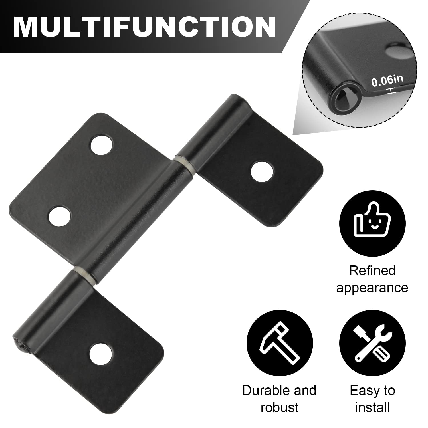GEAIN cabinet door hinge with screws ready for quick installation