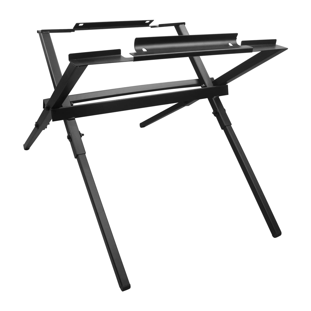 GEAIN DEWALT 10-inch table saw stand folded for easy transport.