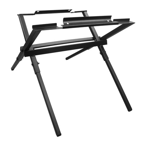 GEAIN DEWALT 10-inch table saw stand folded for easy transport.