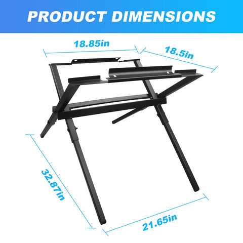 GEAIN table saw stand quick setup boosts on-site productivity.