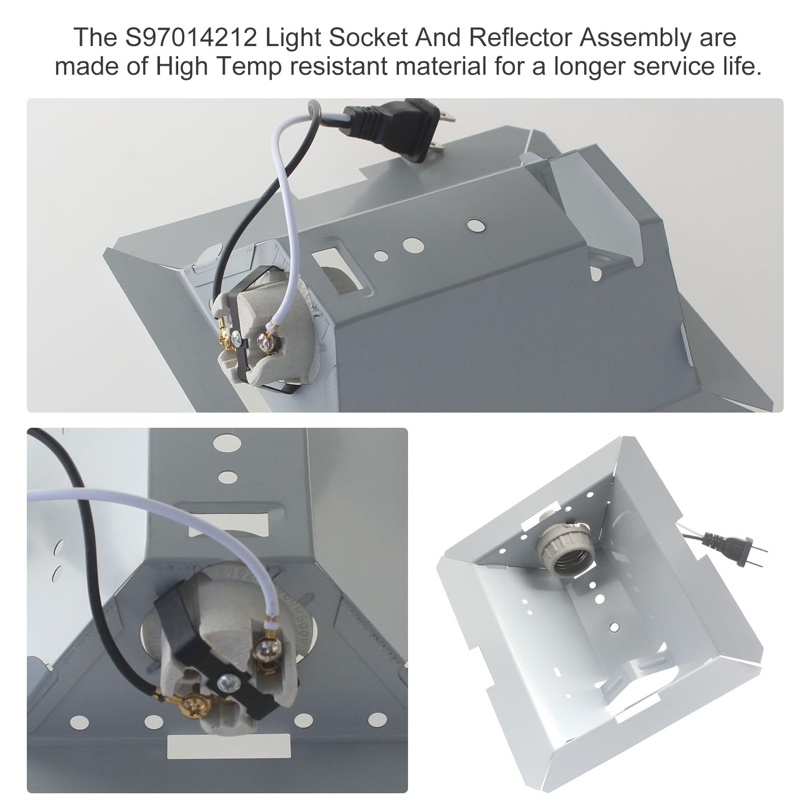 GEAIN S97014212 high-temp reflector material increases durability in humid baths.
