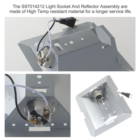 GEAIN S97014212 high-temp reflector material increases durability in humid baths.