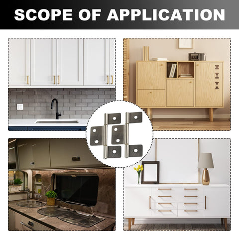 GEAIN screws included with hinge set enable fast, secure installation.