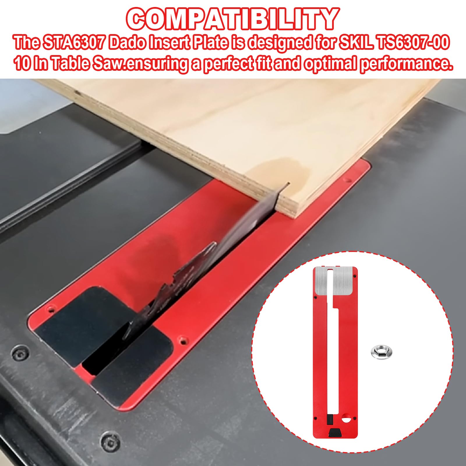 GEAIN SKIL TS6307 compatibility for enhanced dados and inserts