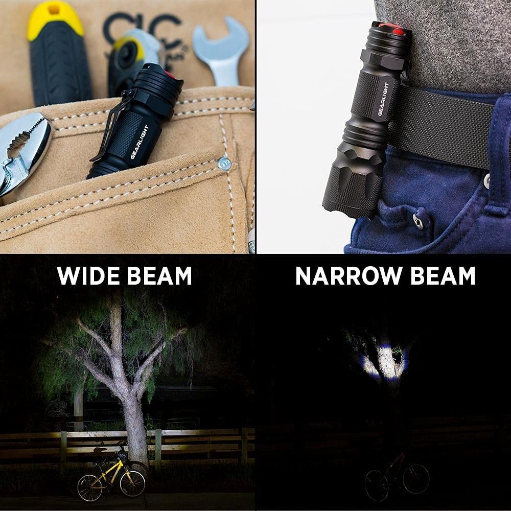 GearLight M3 mini flashlights in a two-pack setup for convenience and backups.