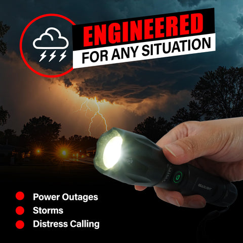 GearLight S1000 IPX4 water resistance for unpredictable weather.