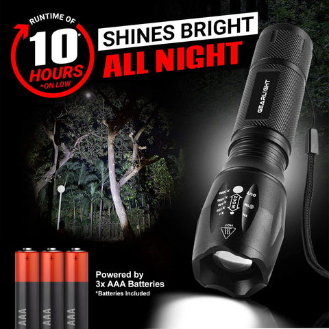 GearLight S1000 water-resistant body withstands harsh outdoor conditions.