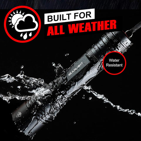 GearLight S2000 all-weather aluminum body highlights durability in rain or snow.