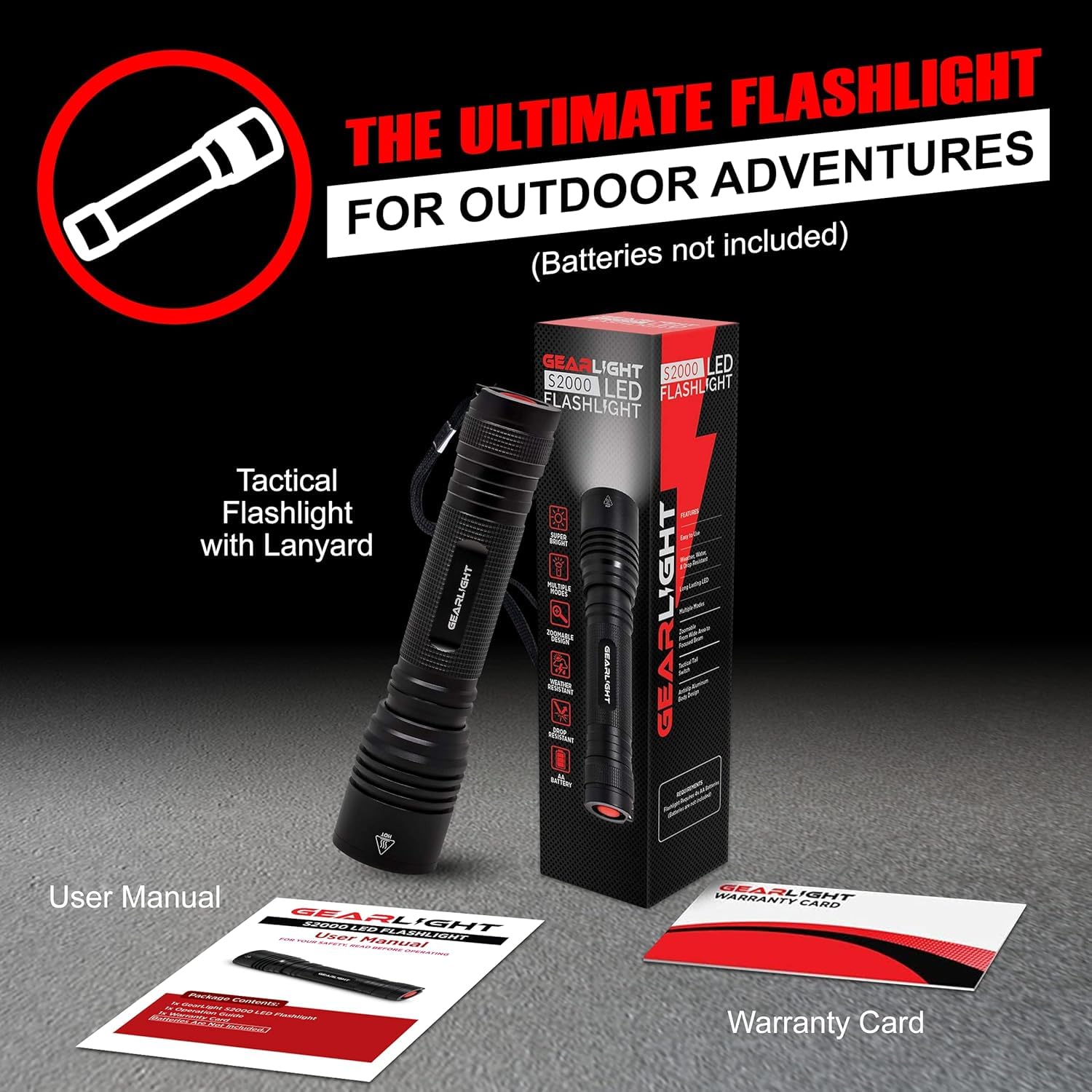 GearLight S2000 backpack-ready design fits easily in limited space.