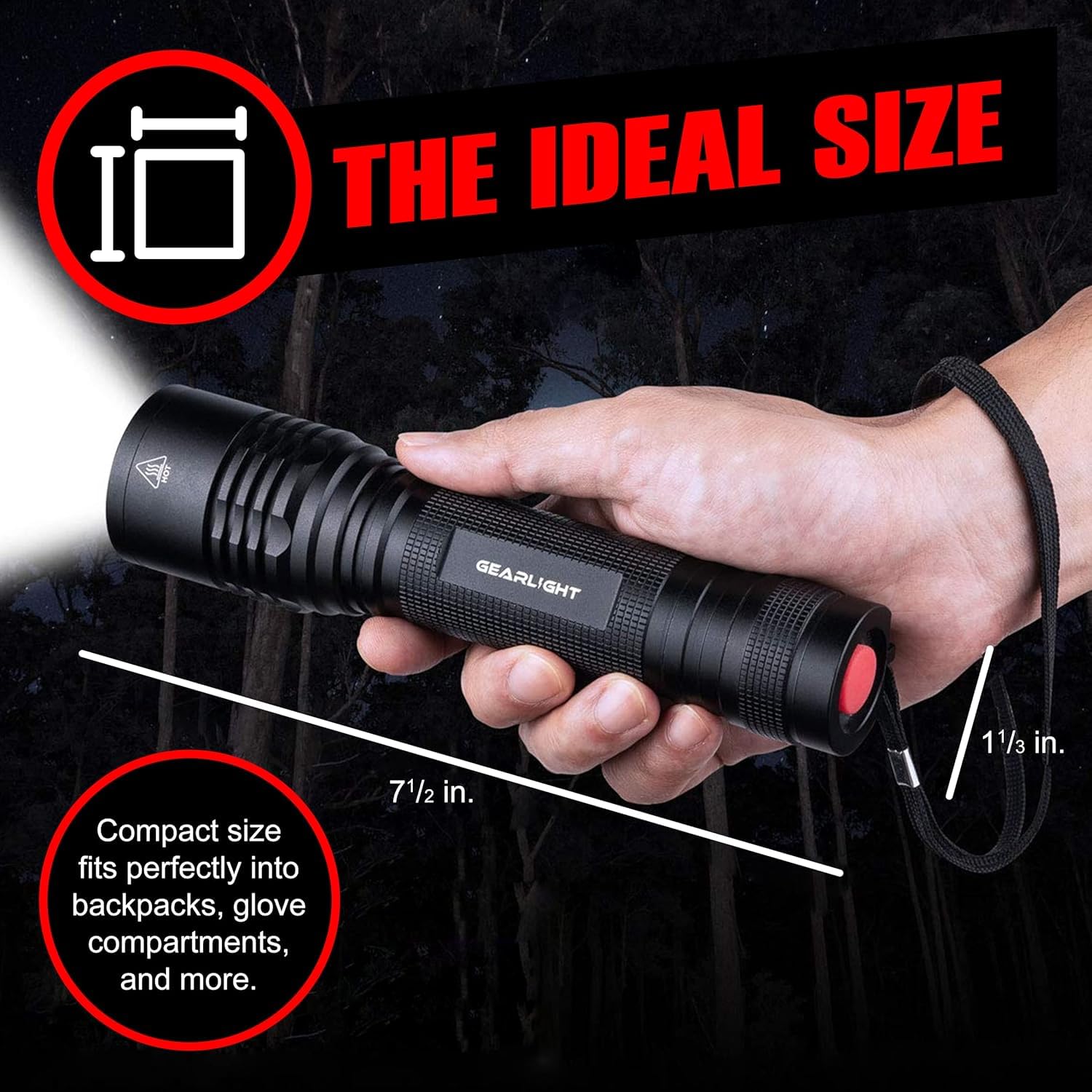 GearLight S2000 10-foot drop resistance demonstrates rugged reliability.