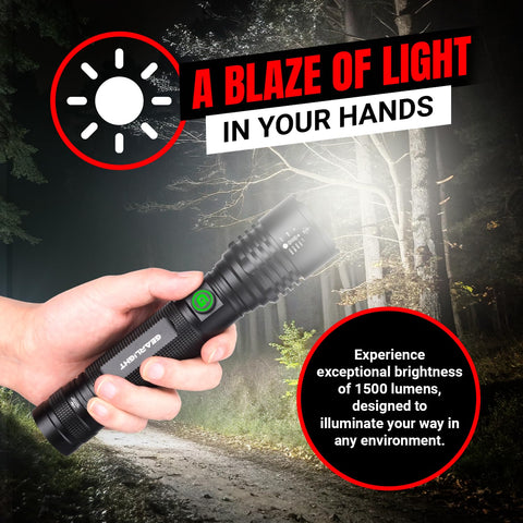 GearLight S2000 rugged aluminum body resists rain, snow, and drops.