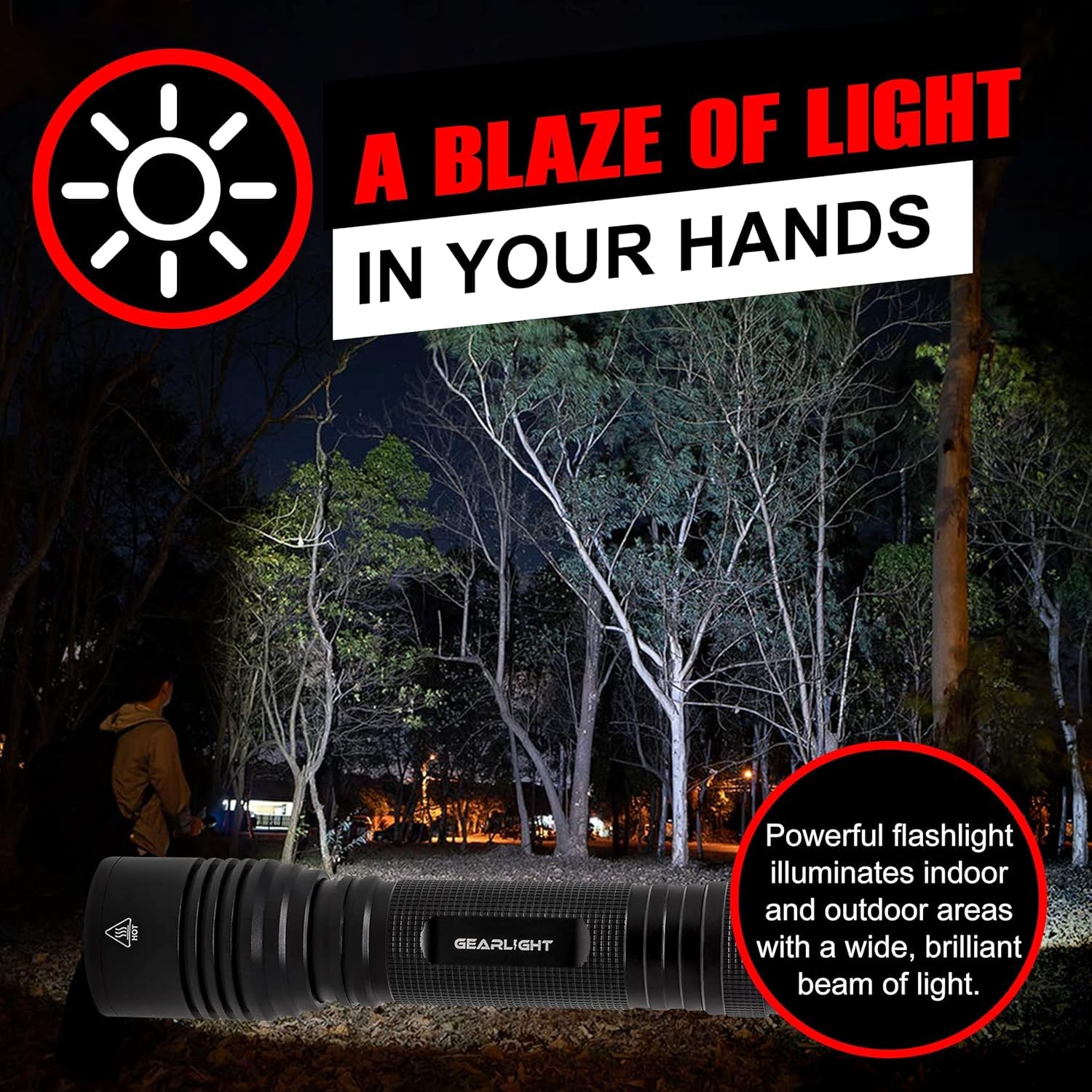 GearLight S2000 water-resistant design stands up to weather and everyday use.