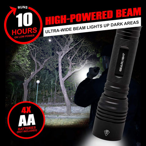 GearLight S2000 wide-beam room illumination for camping and backyard tasks.