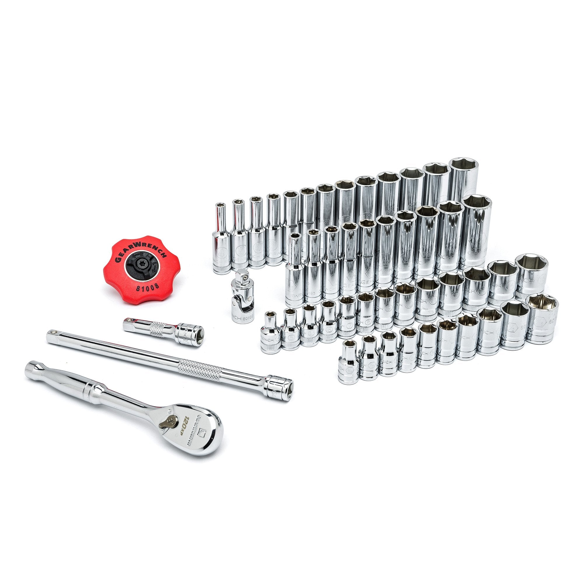 GEARWRENCH 120XP ratchet closeup shows rugged gearing for tight spaces