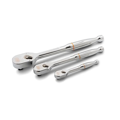 GearWrench 3/8 inch drive teardrop ratchet with 120 positions for fast, precise turns.