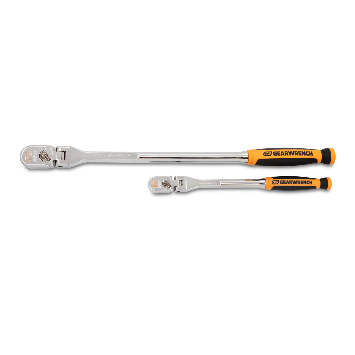 GEARWRENCH 120XP teardrop quarter drive ratchet for tight spaces.