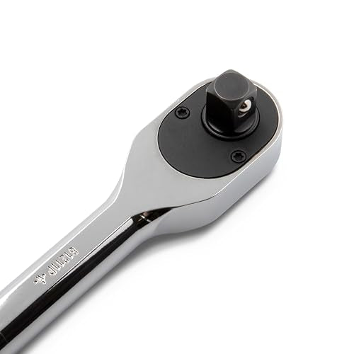 GearWrench 120XP with two double-stacked pawls enables precise 120-position operation in tight spaces.