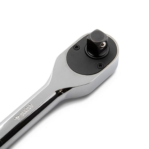 GearWrench 120XP with two double-stacked pawls enables precise 120-position operation in tight spaces.