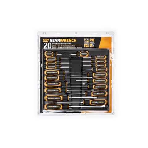 Tool in use by a professional showing GearWrench screwdriver set in action