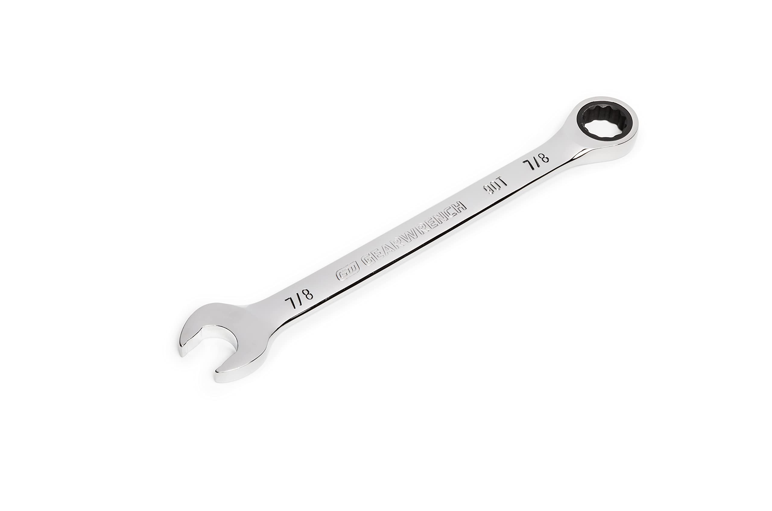 GEARWRENCH 86951 90-tooth ratcheting provides smooth, precise turns in confined spaces.