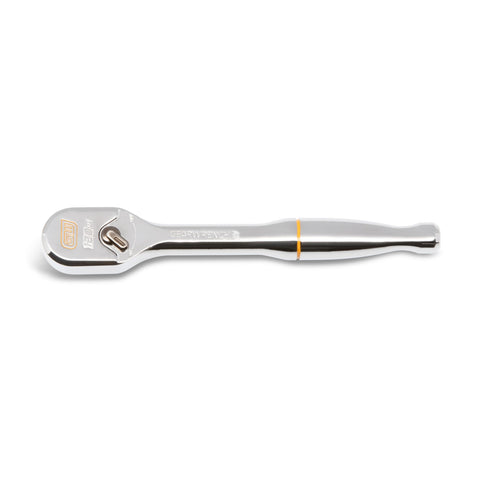 GEARWRENCH 81011XP ratchet with full polish chrome finish for easy cleaning and durability.