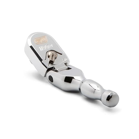 GEARWRENCH 81212XP flex head enables angled access to fasteners in cramped areas.