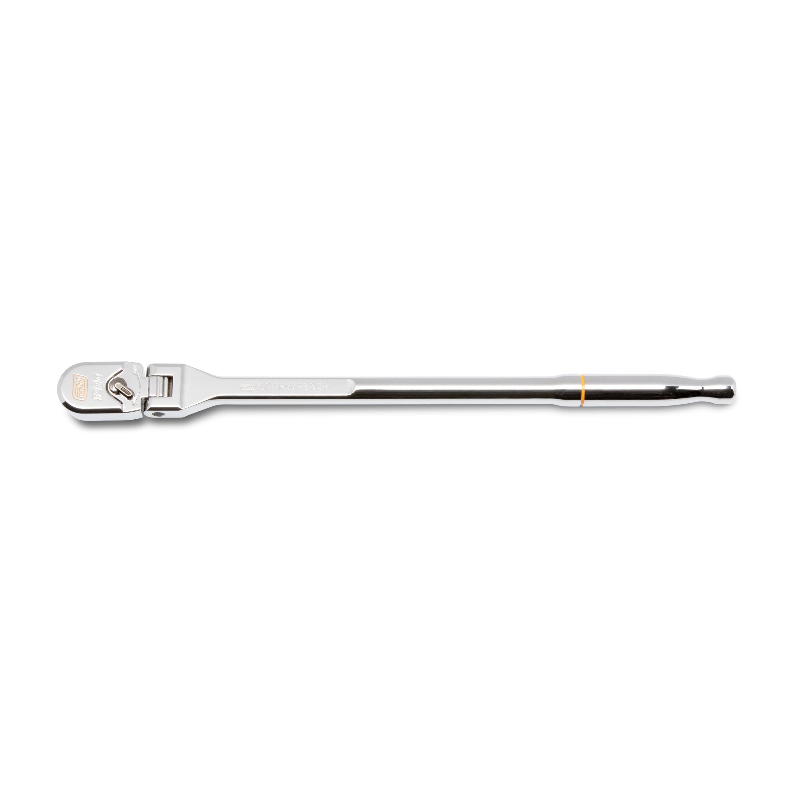 GEARWRENCH 81215XP flex head enables reach into tight spaces for stubborn fasteners.