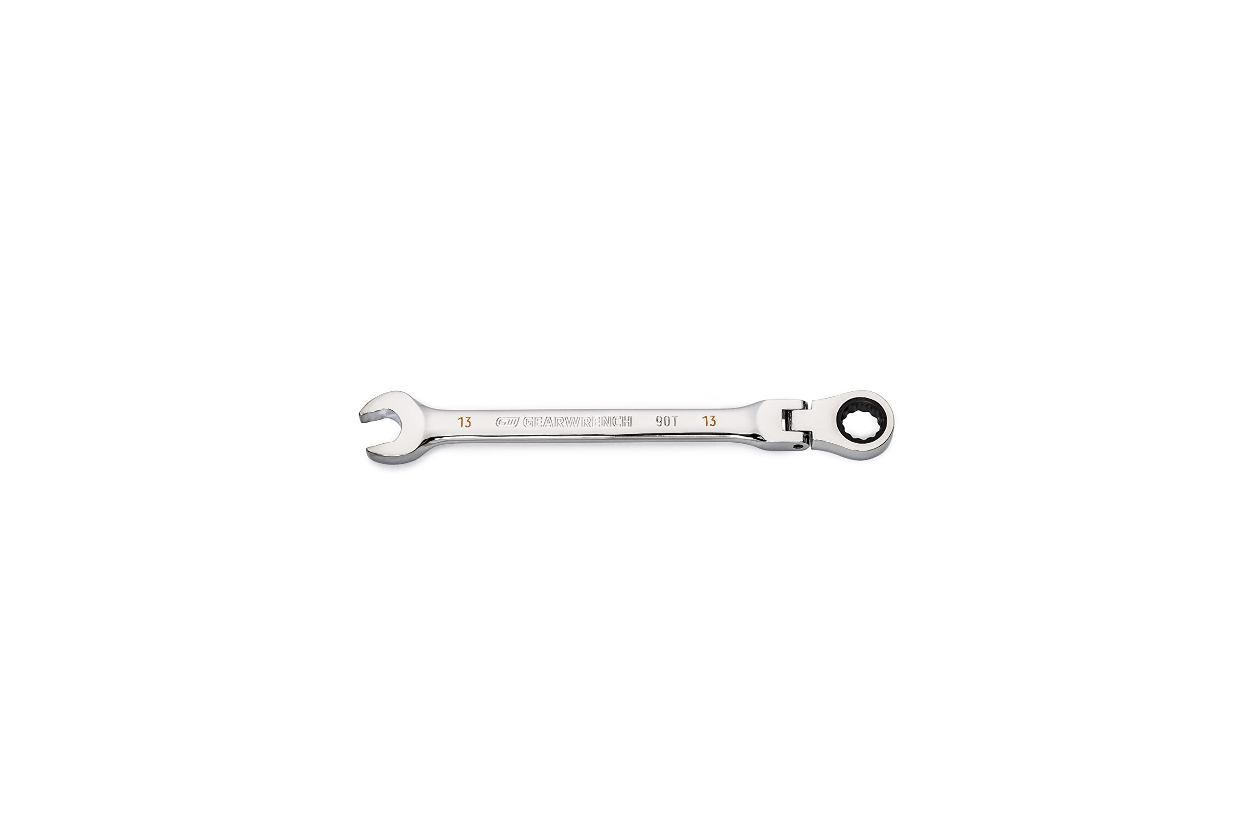 GearWrench 86713 13mm flex-head in angled view for tight spaces.