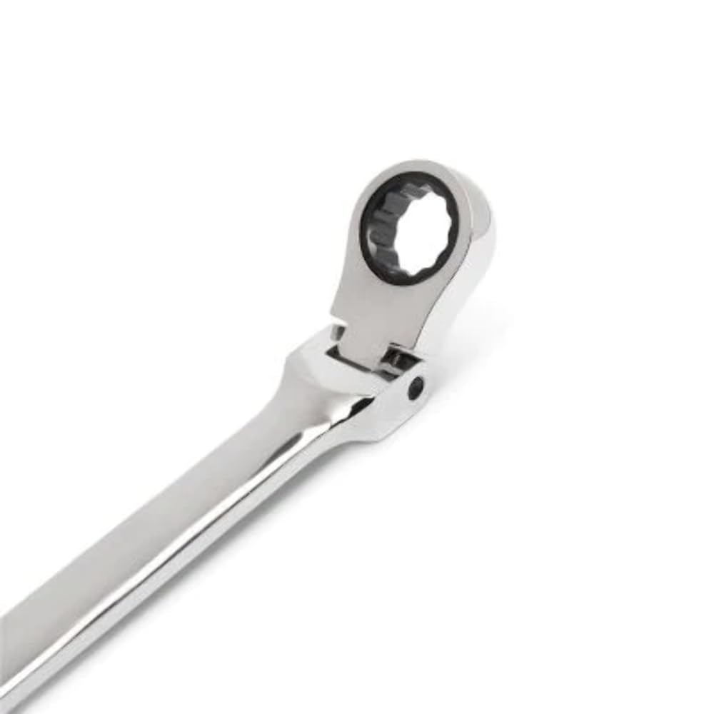 GearWrench 86830 4-degree swing arc enables fasteners in cramped areas.