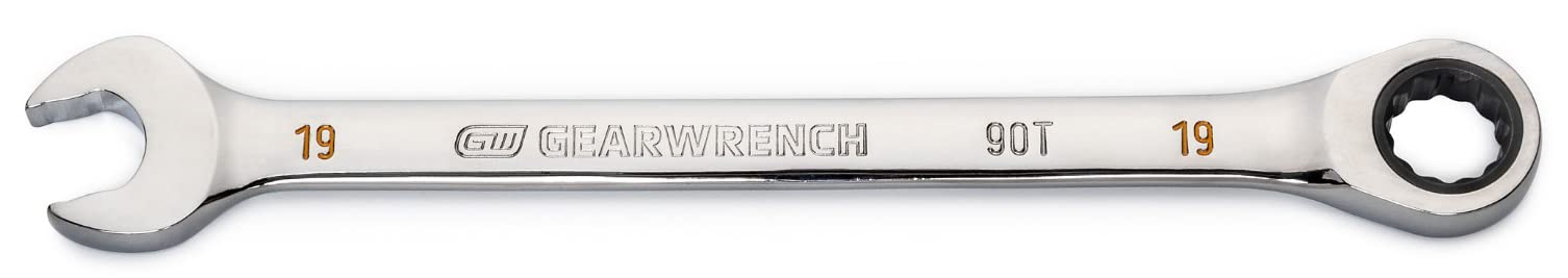 GEARWRENCH 86919 with a 4-degree swing arc shown for tight spaces, indicates space efficiency.