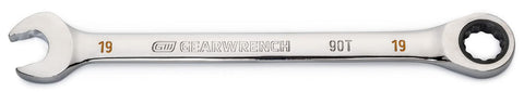 GEARWRENCH 86919 with a 4-degree swing arc shown for tight spaces, indicates space efficiency.