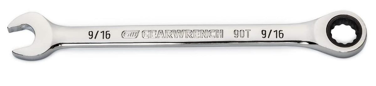 GEARWRENCH 86946 box-end 4-degree arc improves access in tight spaces.