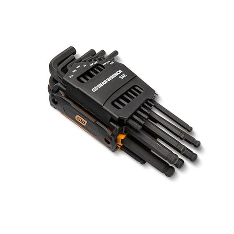 Alloy-steel GearWrench hex keys offer high strength and distortion resistance.